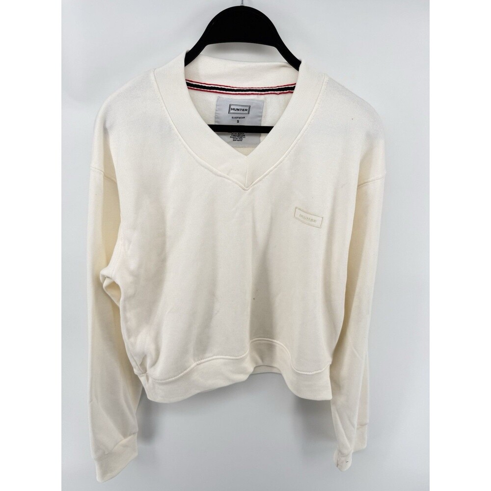 Hunter Comfy Ivory Women’s Long Sleeve Sleepwear Sweater Size Small